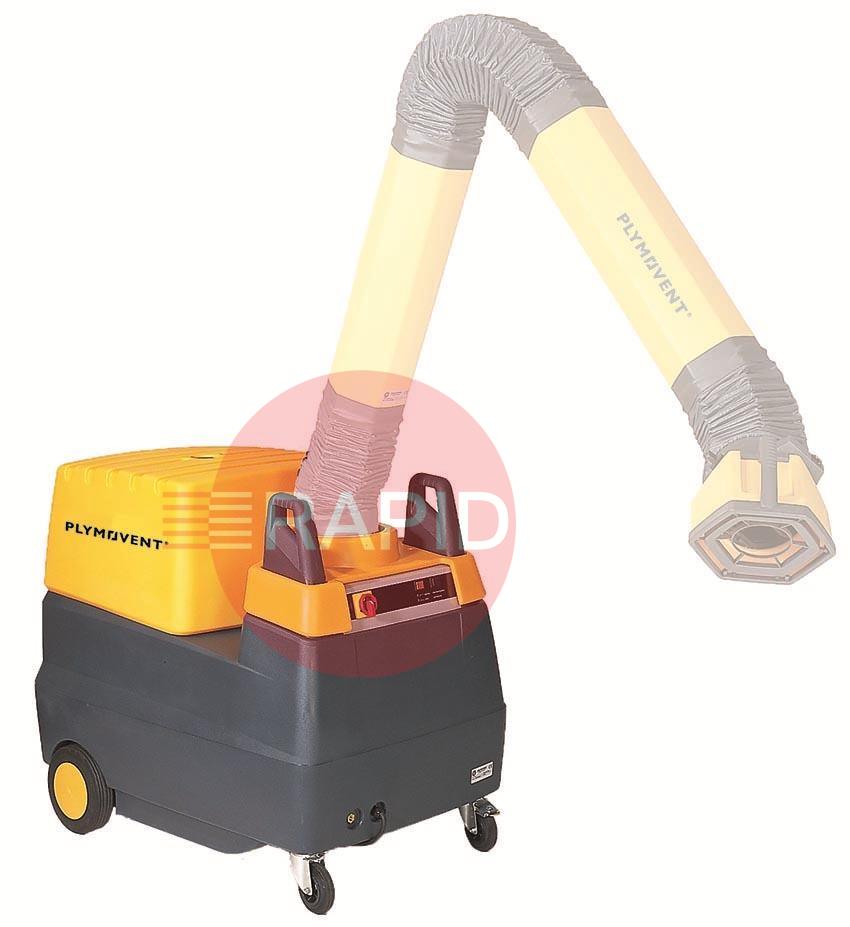 7045-MFS-C  Plymovent MFS-C Mobile Welding Fume Extractor with Self-Cleaning Filter & Internal Compressor (Requires Extraction Arm)