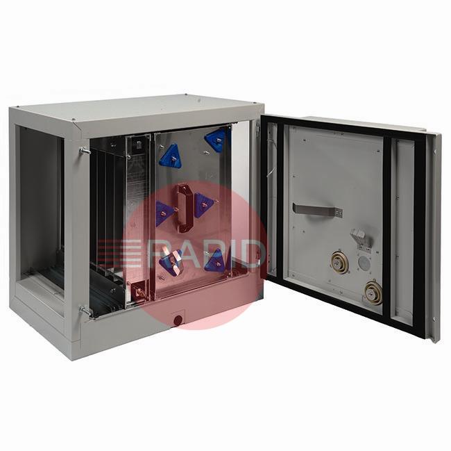 7940042000  Plymovent SFE-25 Stationary Filter Unit with Electrostatic Filter 2500m³/h, 400v 3ph,  Left - Right Airflow.