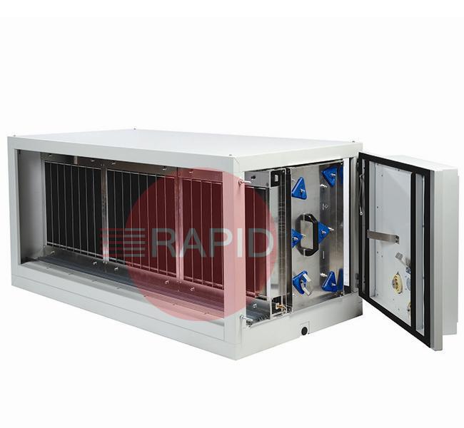 7942042000  Plymovent SFE-75 Stationary Filter Unit with Electrostatic Filter 7500 m³/h, 400v 3ph, Left - Right Airflow