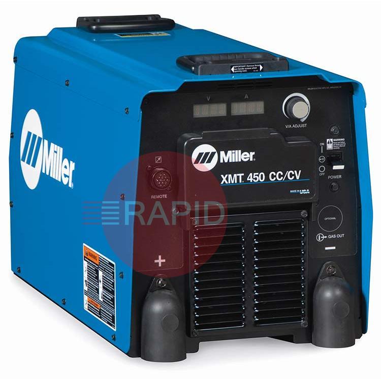 907525  Miller XMT 450 CC/CV Multiprocess Welder, 400 VAC 3 Phase