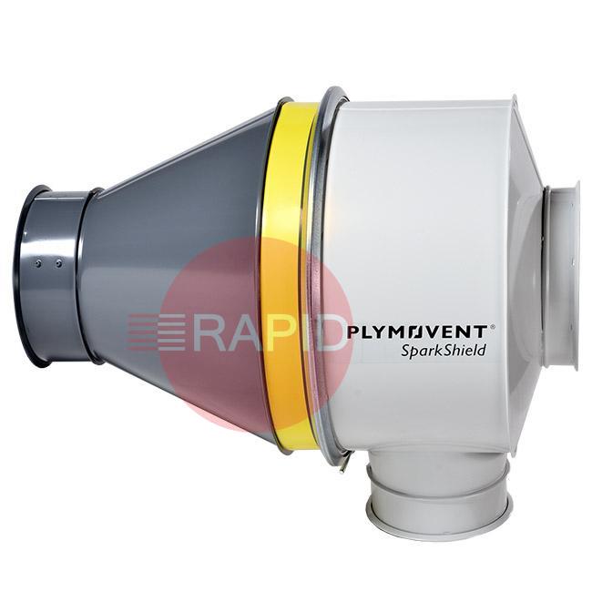 9760001020  Plymovent SparkShield-400 Spark Arrestor for Ø 400mm Duct