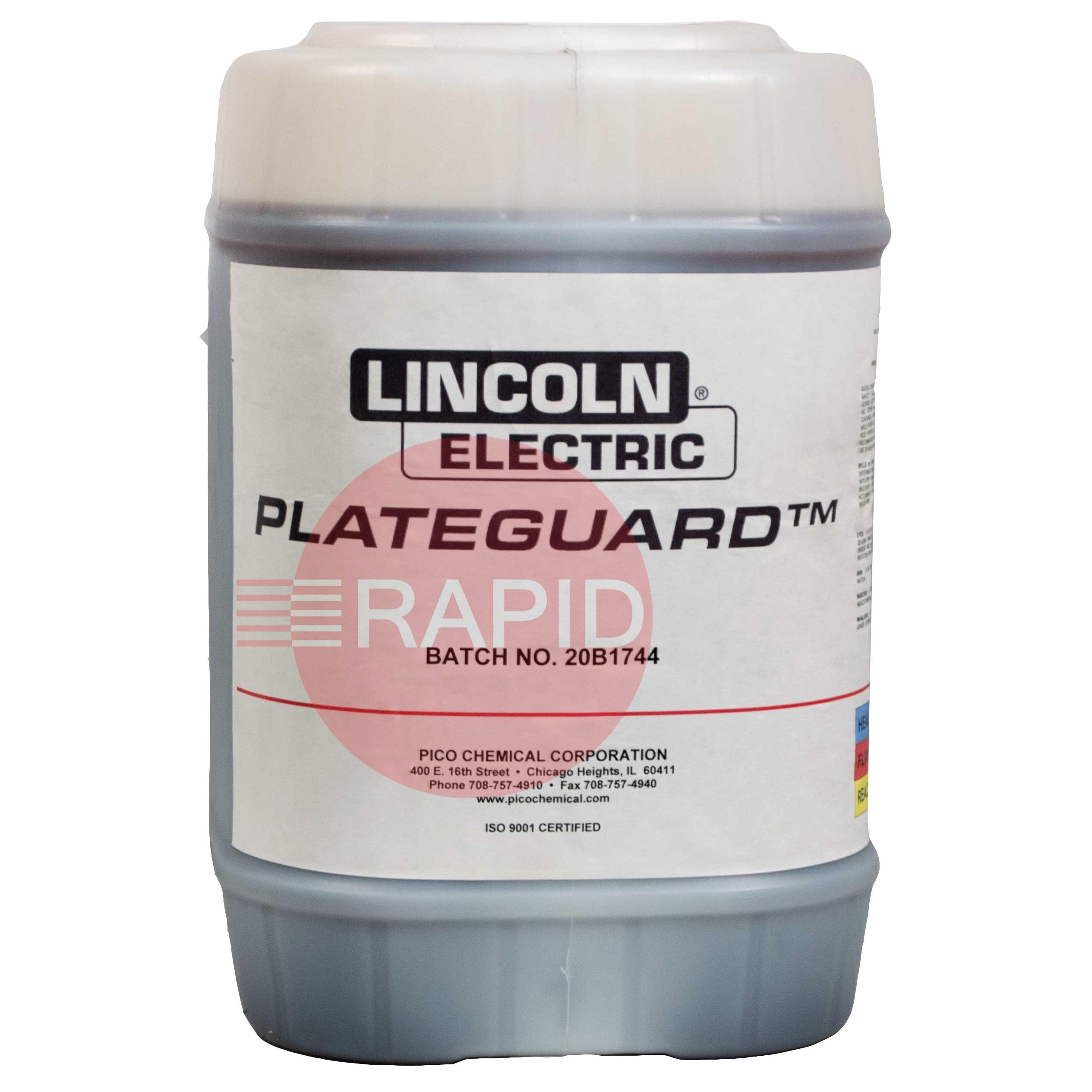 AS-CW-005981  Lincoln Plateguard Red Corrosion Inhibitor - 5L