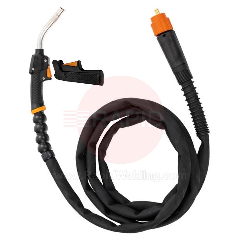 GX255G5  Kemppi Flexlite GX K5 255G Air Cooled 250A MIG Torch, with Euro Connection - 5m