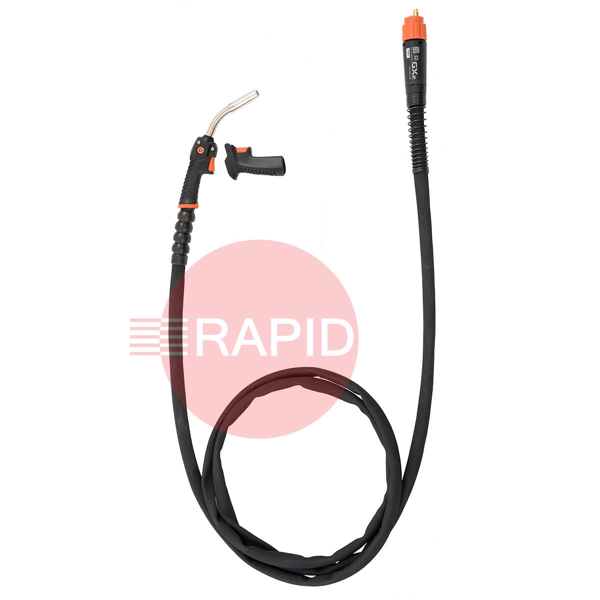 GXE205G35  Kemppi Flexlite GXe K5 205G Air Cooled 200A MIG Torch, w/ Euro Connection - 3.5m