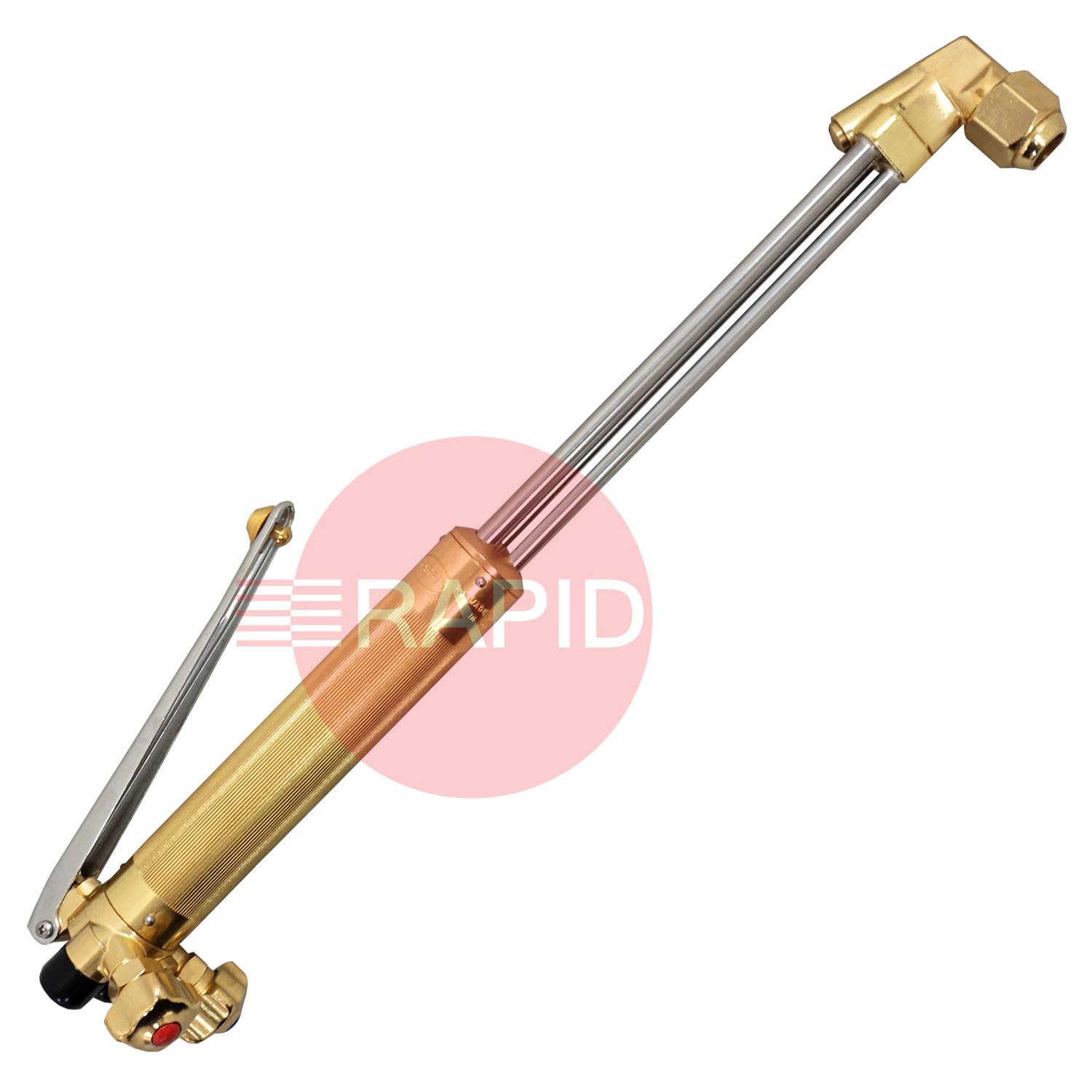 H3028  Harris 142-E Acetylene Gas Cutting Torch - 440mm Long with 90° Head