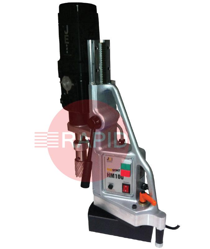 HM100-1S  JEI MagBeast HM100S Magnetic Drill with 360° Swivel Base, 110v