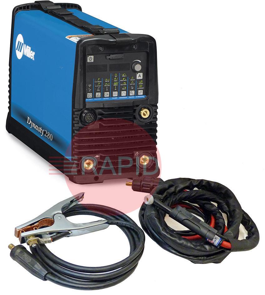 Miller-DYNASTY280  Miller Dynasty 280 DX AC/DC TIG Welder, 208-480v