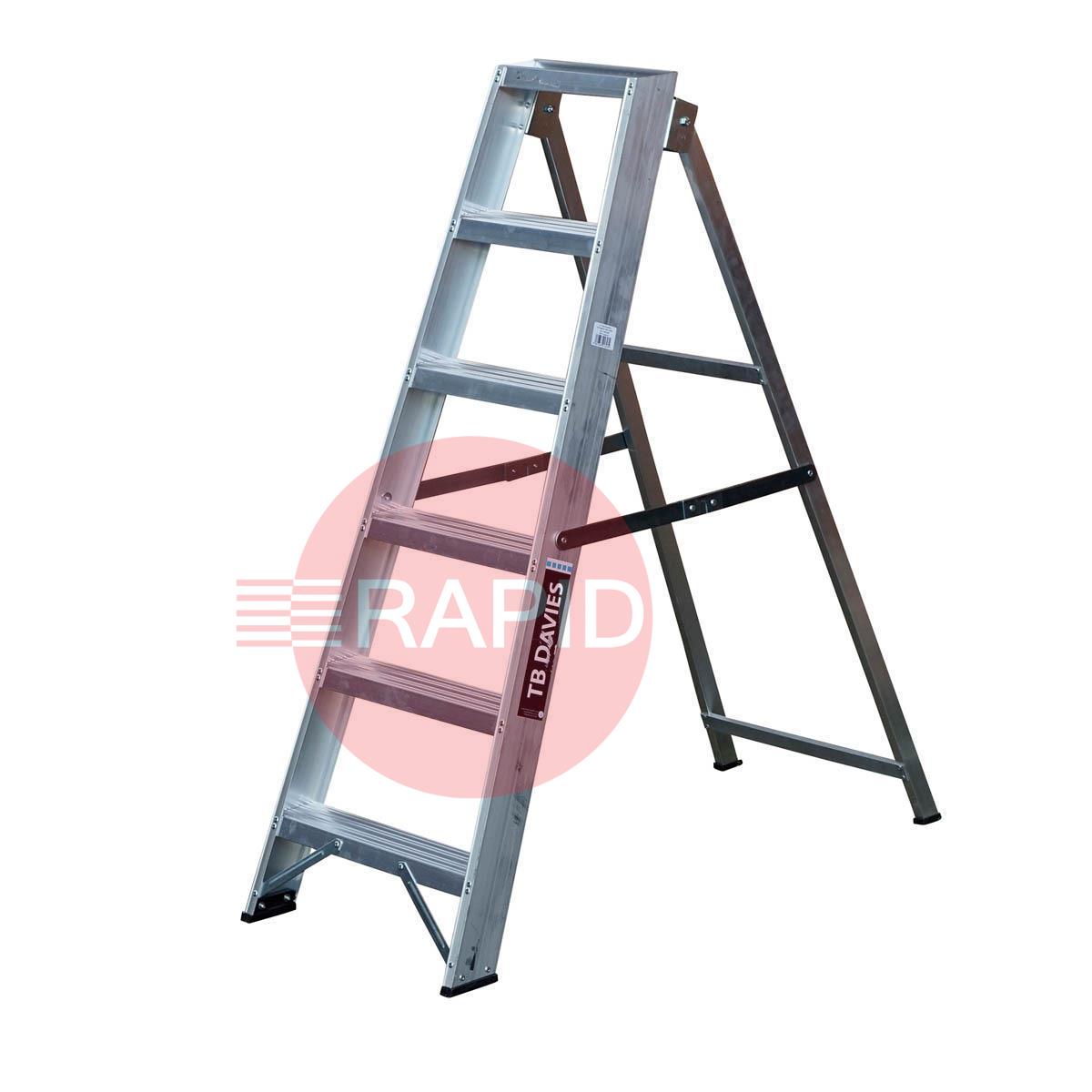 P1200-026  Heavy-Duty Swingback Step Ladders