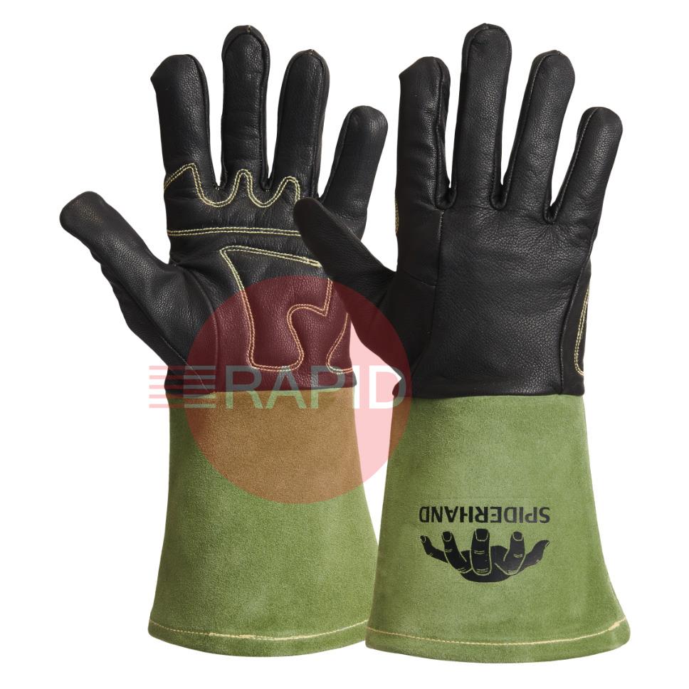 SPT02009  Spiderhand Tig Supreme Plus Goat Skin Tig Welding Gloves - Size 9