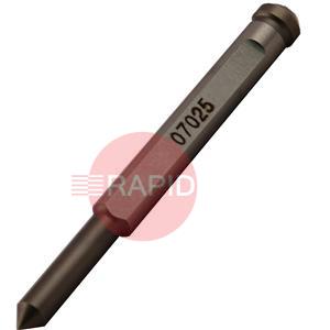 TJ12694  Nitto Kohki Jetbroach 25mm long Cutter Pilot Pin. Fits 14mm Cutters 07025