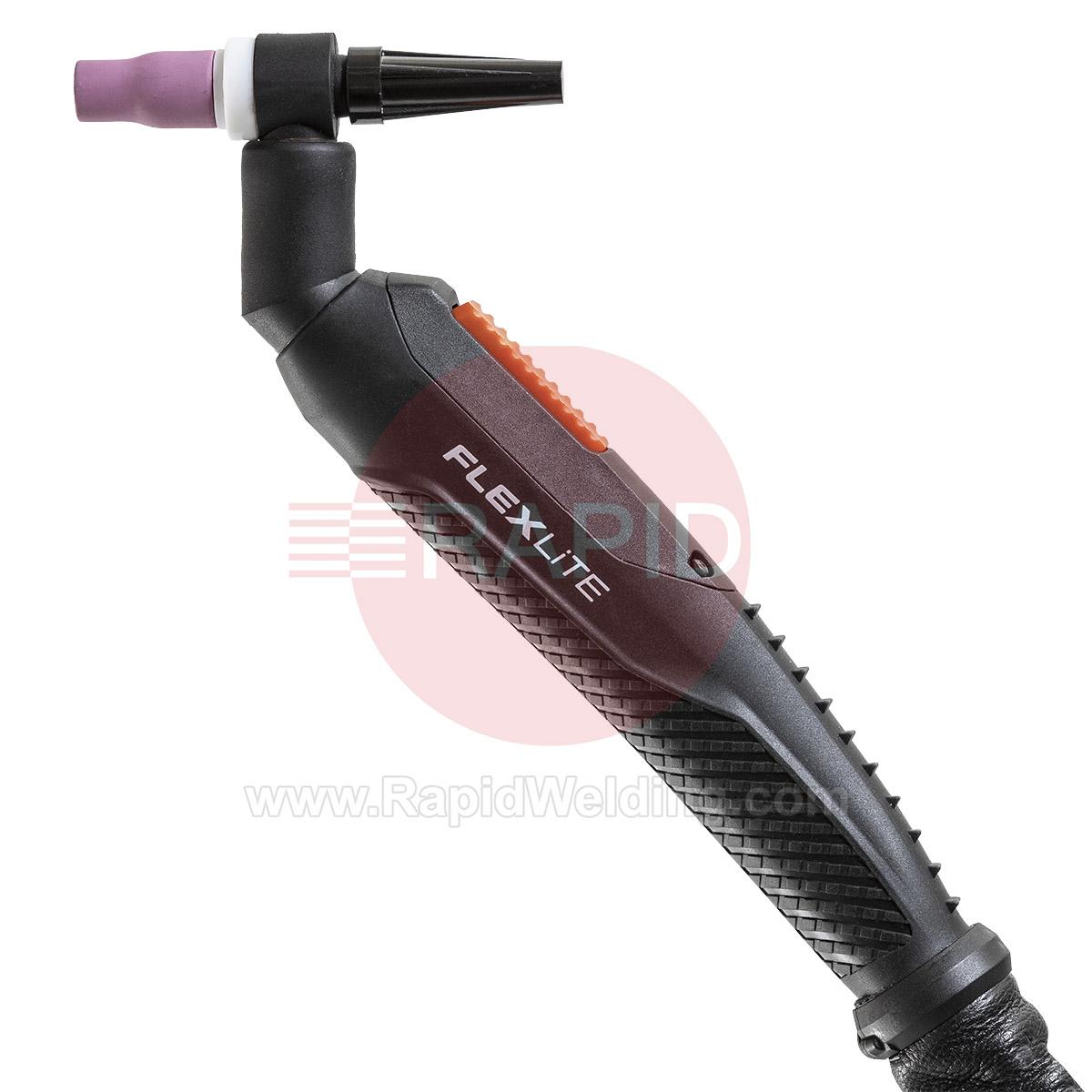 TX255WS4  Kemppi Flexlite TX K5 255WS Water Cooled 250 Amp Tig Torch, with Swivel Neck - 4m, 7 Pin