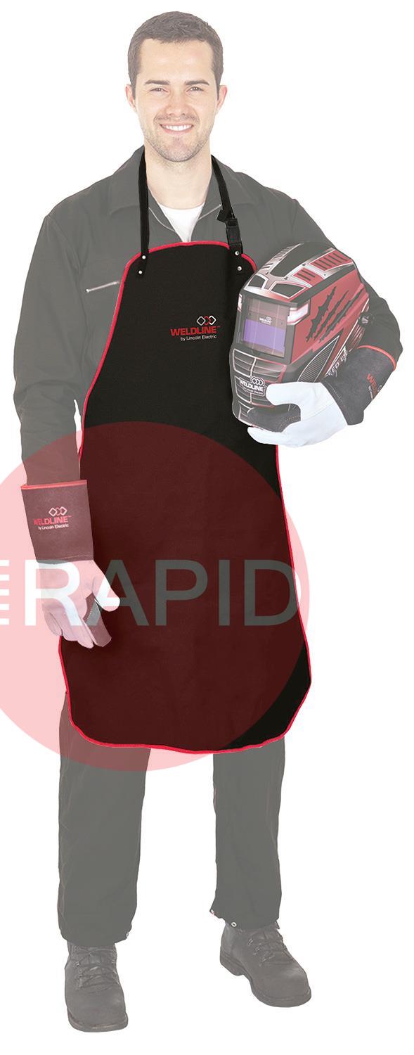 W000404086  Lincoln Weldline Split Leather Apron - 1100mm x 800mm, EU 425/2016