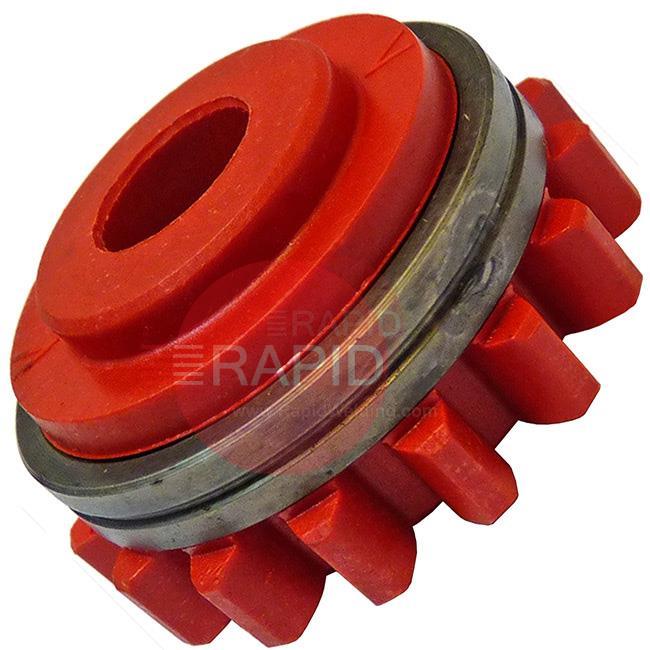 W000675  Kemppi Standard Red Lower Feed Roll 1mm