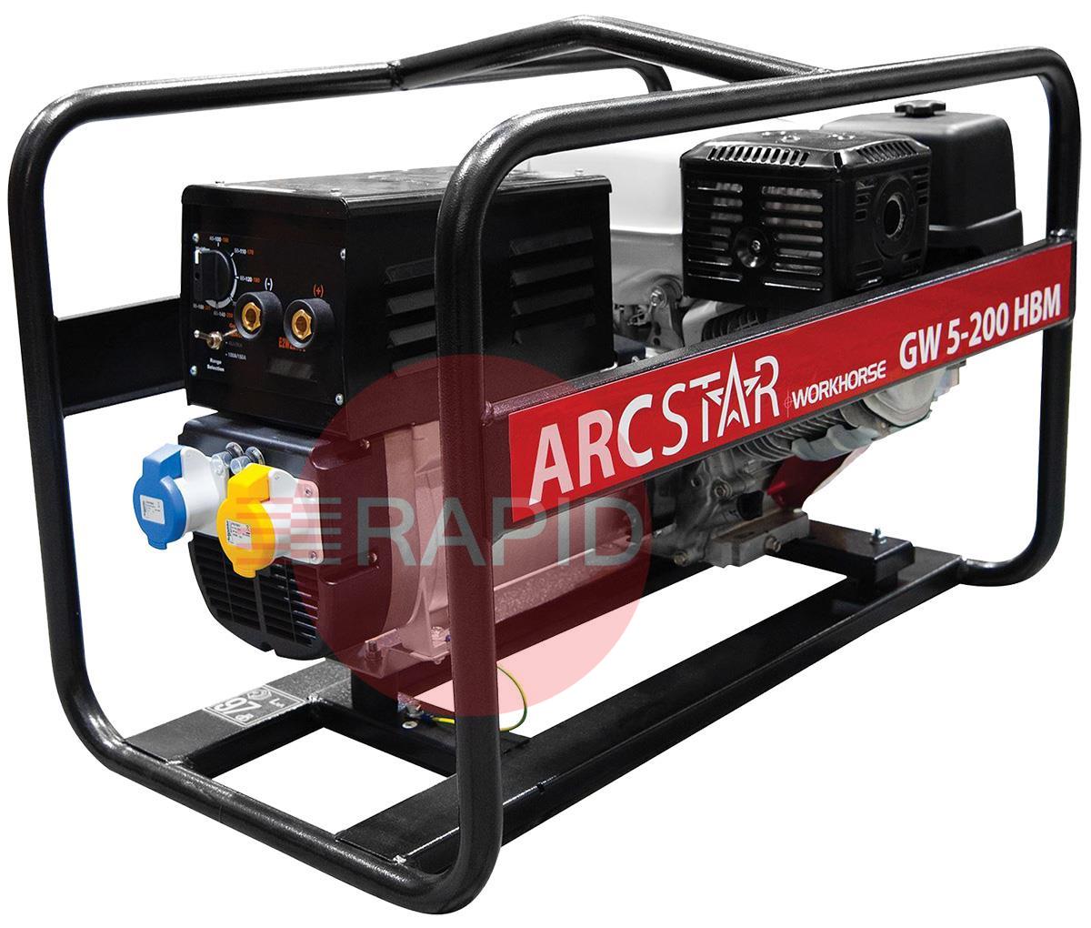 ZX35.23200H  MOSA ArcStar GW5-200 HBM Welding Generator Site Ready Package - 200A, 110V/230V